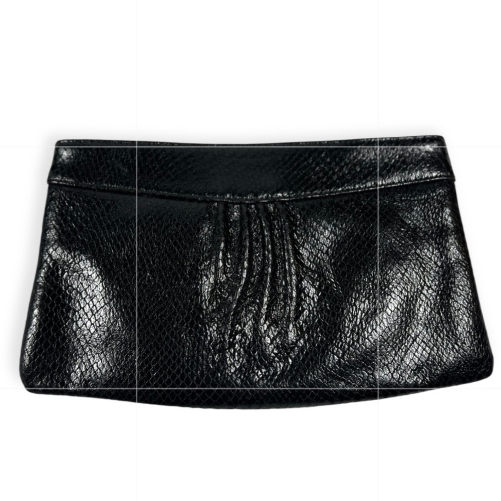 Banana Republic Textured Black Clutch